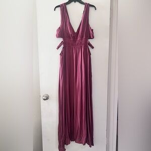 Rue21 Mauve Off-Shoulder Maxi Dress